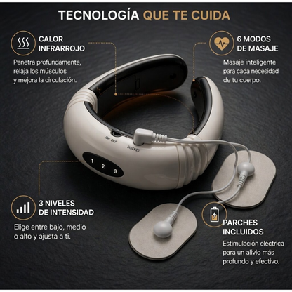 CerviZen | Masajeador Cervical Eléctrico Alivio Muscular