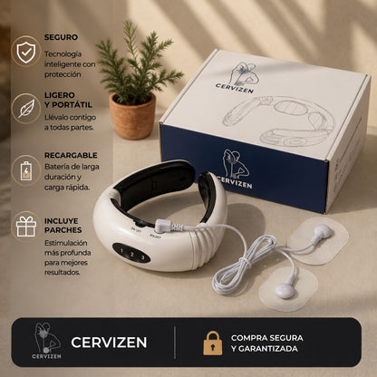 CerviZen | Masajeador Cervical Eléctrico Alivio Muscular
